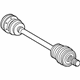 Mercedes-Benz 202-350-94-10 Axle Assembly