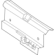 Mercedes-Benz 295-690-44-00-9051 Sill Cover