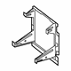 Mercedes-Benz 222-640-35-00 Seat Support Lower Bracket