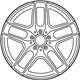 Mercedes-Benz 253-401-36-00-7X21 Wheel, Alloy