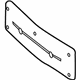 Mercedes-Benz 166-885-03-81 License Bracket