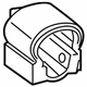 Mercedes-Benz 172-240-05-00 Transmission Mount