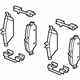 Mercedes-Benz 000-420-68-04 Brake Pads