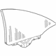 Mercedes-Benz 208-670-01-10 Quarter Glass