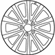 Mercedes-Benz 172-401-03-02-9765 Wheel, Alloy