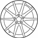 Mercedes-Benz 6-6-03-1108 Wheel, Alloy