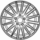 Mercedes-Benz 209-401-55-02-64 Wheel, Alloy