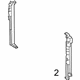 Mercedes-Benz 204-501-03-20 Condenser Assembly Bracket