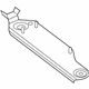 Mercedes-Benz 204-504-06-40 Transmission Cooler Bracket