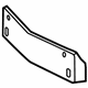 Mercedes-Benz 172-885-15-81 License Bracket