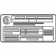 Mercedes-Benz 463-584-76-05 Tire Pressure Label