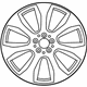 Mercedes-Benz 204-401-50-02-80 Wheel, Alloy