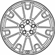 Mercedes-Benz 204-401-52-02-9709 Wheel, Alloy