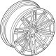 Mercedes-Benz 294-401-12-00-7X23 Wheel