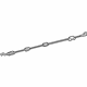 Mercedes-Benz 220-760-00-04 Lock Rod