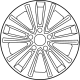 Mercedes-Benz 463-401-11-00-7X21 Wheel, Alloy