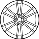 Mercedes-Benz 230-401-58-02 Wheel