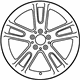 Mercedes-Benz 6-6-47-4431 Wheel