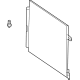 Mercedes-Benz 167-500-12-00 Condenser Assembly