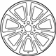 Mercedes-Benz 166-401-08-02-9765 Wheel, Alloy