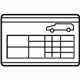 Mercedes-Benz 230-584-03-07 Label