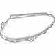 Mercedes-Benz 166-826-01-58 Headlamp Assembly Seal