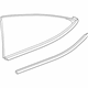 Mercedes-Benz 205-670-21-01 Quarter Glass