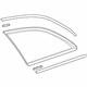 Mercedes-Benz 213-670-19-01 Quarter Glass