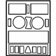 Mercedes-Benz 170-680-28-36-4600 Upper Trim Panel