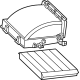 Mercedes-Benz 254-830-04-00 Air Inlet Assembly