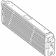 Mercedes-Benz 164-500-07-00 Oil Cooler