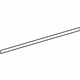 Mercedes-Benz 463-698-00-02 Molding Strip