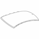 Mercedes-Benz 117-657-00-09 Roof Panel